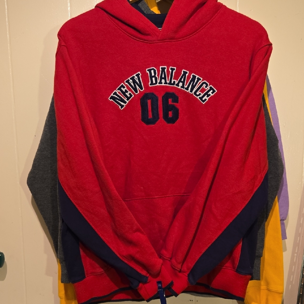 New Balance Red Hoodie with 06 Graphic